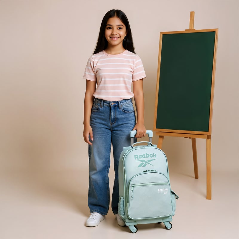 Reebok Trolley Backpack in Light Blue for Kids - Image 2